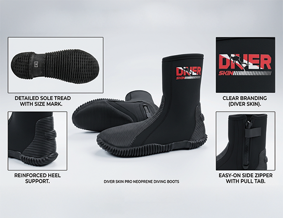 Diver Skin Boots